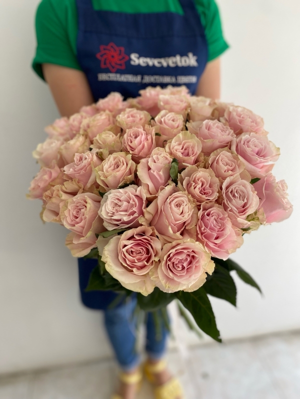 Букет из 35 роз (Эквадор) 60-70см Premium